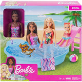 Barbie Doll and Playset - Pool - One Doll Included