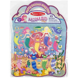 Melissa & Doug Mermaid: Puffy Sticker Play Set & 1 Scratch Art Mini-Pad Bundle (09413)