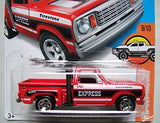 Mattel  HOT WHEELS HOT TRUCKS 9/10, RED 1978 DODGE LI'L RED EXPRESS FDY58