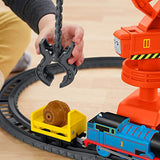 Thomas & Friends Trackmaster, Cassia Crane & Cargo Set, Motorized Toy Train Engines for Preschool Kids Ages 3 Years and Older