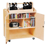 Guidecraft Media Cart Kids Storage