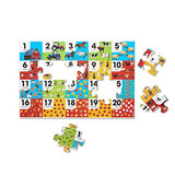 Melissa & Doug Farm Number Floor Puzzle (Easy-Clean Surface, Promotes Hand-Eye Coordination, 24 Pieces, 36 L x 24 W)