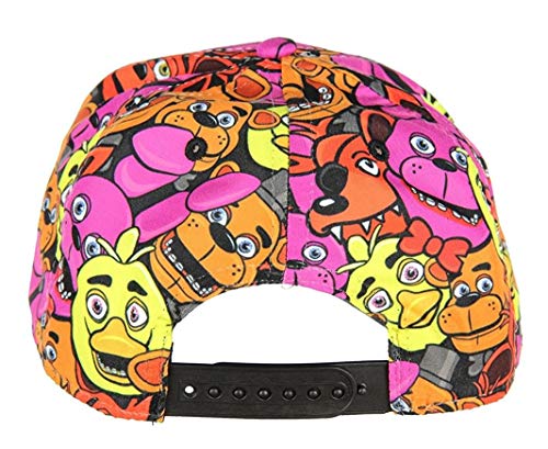 Five Nights at Freddy's Fazbears Pizza Allover Print Snapback Hat Youth Size