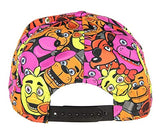 Five Nights at Freddy's Fazbears Pizza Allover Print Snapback Hat Youth Size
