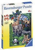 Ravensburger Animal Kingdom - 35 Piece Jigsaw Puzzle for Kids – Every Piece is Unique, Pieces Fit Together Perfectly