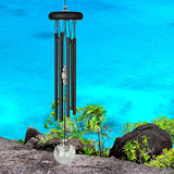 Woodstock Chimes CCMK Crystal Meditation Chime, Black