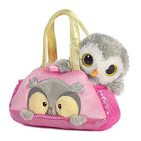 Aurora World Fancy Pals Peek-A-Boo Owl Pet Carrier,7 inches
