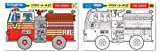 Melissa & Doug Color-A-Mat Fire Engine