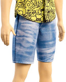Barbie Ken Fashionistas Doll with Red Hair and Graphic Yellow Shirt