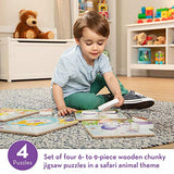 Melissa & Doug Jigsaw Puzzle Set: Safari