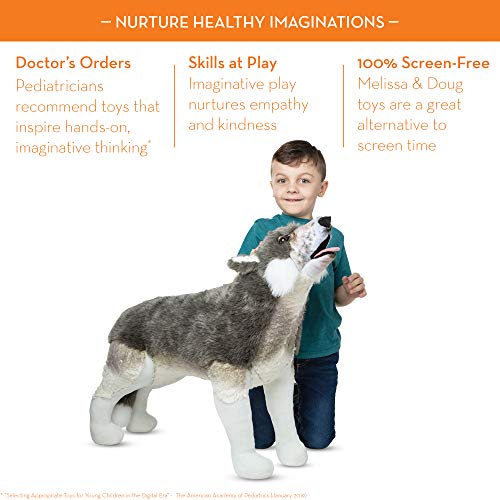 Melissa & Doug Gray Wolf