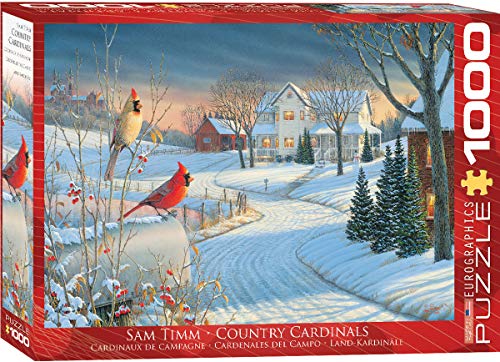EuroGraphics Country Cardinals by Sam Timm 1000-Piece Puzzle