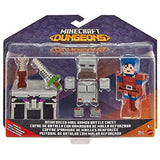 Minecraft Battle Chest with Figure, Weapon and Accessories, Action & Adventure Toy Based on Video Game, for Storytelling Play and Display, Gift for 6 Years Old and Up