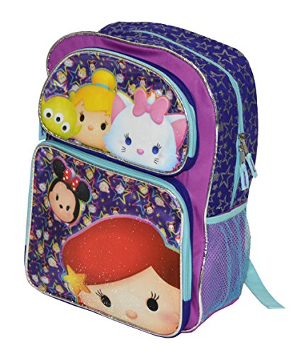 Disney Tsum Tsum Starry Girls 16" Backpack (One size, Purple/Multi)