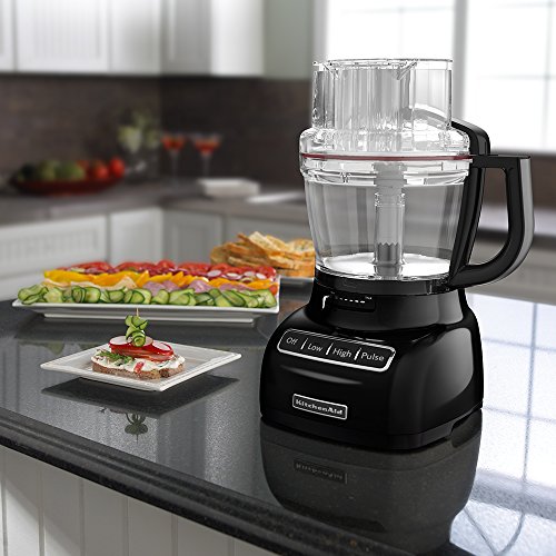 KitchenAid KFP1333OB 13-Cup Food Processor with ExactSlice System - Onyx Black