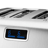 KitchenAid KMT423OB 4-Slice Toaster with One-Touch Lift/Lower and Digital Display - Onyx Black