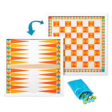 Melissa & Doug Wooden Backgammon and Checkers