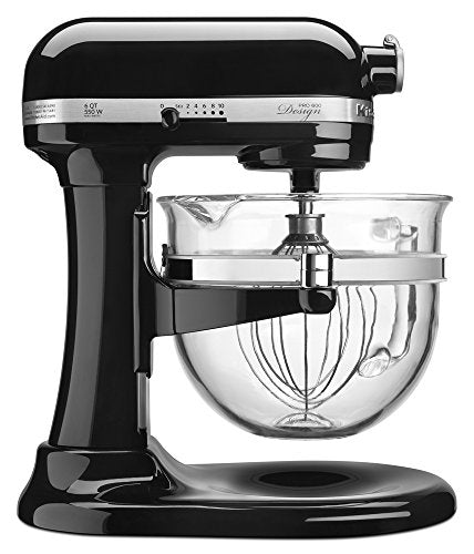 KitchenAid KF26M22CA 6-Qt. Professional 600 Design Series with Glass Bowl - Candy Apple Red