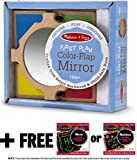Color-Flap Mirror: First Play Series + FREE Melissa & Doug Scratch Art Mini-Pad Bundle [40402]