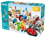 BRIO Builder 34587 - Builder Construction Set - 136-Piece Construction Set STEM Toy with Wood and Plastic Pieces for Kids Age 3 and Up