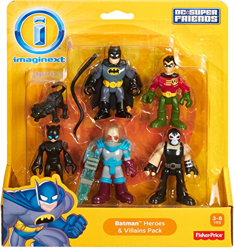 Fisher-Price Imaginext DC Super Friends, Batman Heroes & Villains Pack