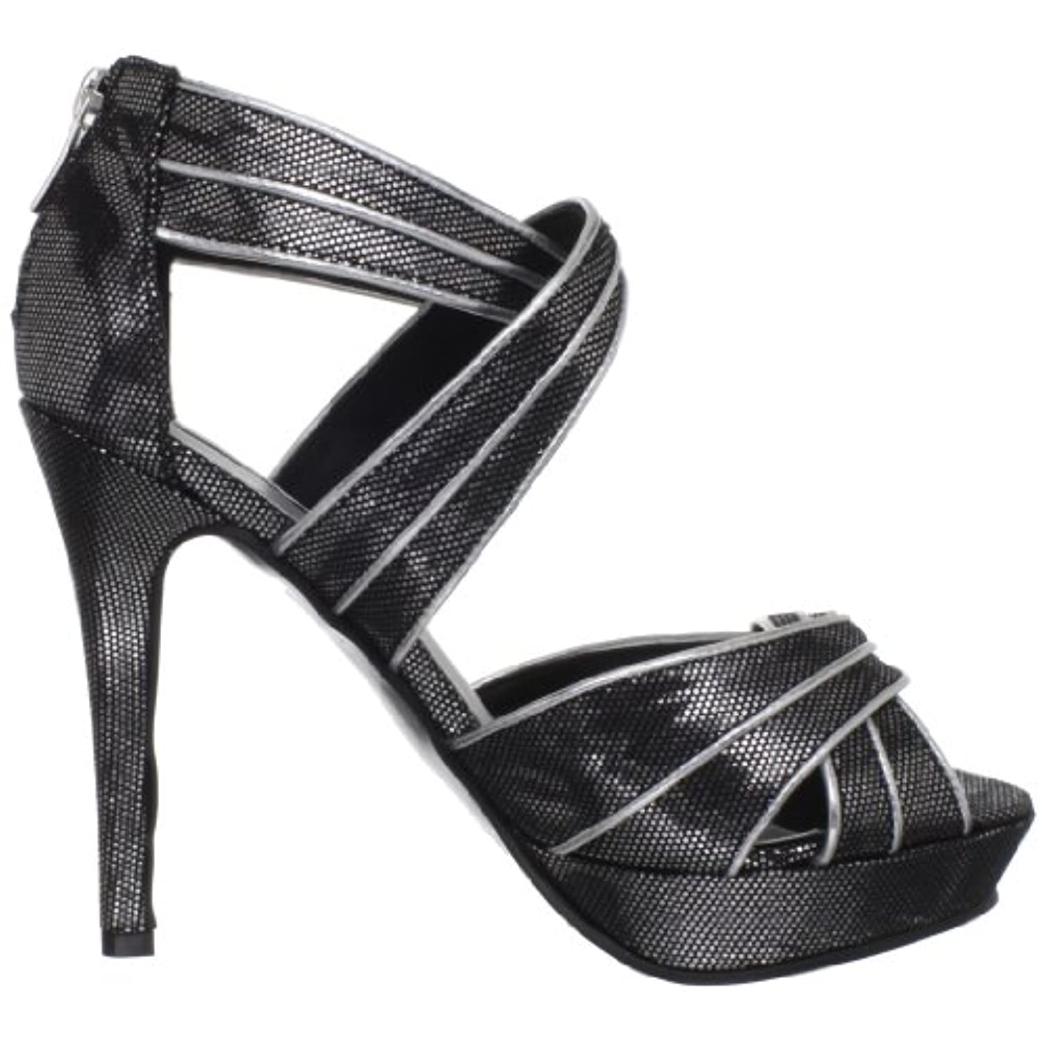 Touch Ups Women's Blair Synthetic Platform Sandal,Black,8.5 M US