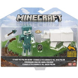 Mattel Minecraft Craft-a-Block 2-Pk, Action Figures (Stray vs Polar Bear)