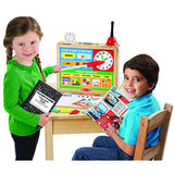 Melissa & Doug School Time Play Set +Free Scratch Art Mini-Pad Bundle (8514)