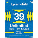 $39 Unlimited International Plan