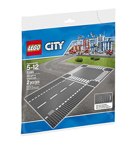 LEGO City Supplementary Straight And Crossroad 7280 Plates, Best Toys