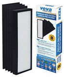 VEVA Premium HEPA Replacement Filter Including 4 Activated Carbon Pre Filters Compatible with Air Purifier AC4300/AC4800/AC4900/AC4825 and FLT4825 Filter B