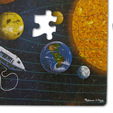 Melissa & Doug Natural Play Cardboard Jigsaw Floor Puzzle: Outer Space (100 Pieces)