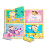 Melissa & Doug Natural Play Wooden Puzzle: Little Princesses