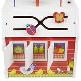 Melissa & Doug Wooden Activity Barn with Bead Maze