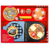 Melissa & Doug Press & Serve Waffle Set & 1 Scratch Art Mini-Pad Bundle (09346)