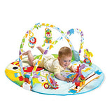 Yookidoo Baby Gym Activity Play Mat - 3 Stage Accessory Gym with More Than 20 Development Infant Activities | Age 0-12 Months