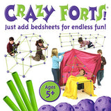 Crazy Forts,Purple, 69 pieces