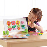 Guidecraft Flower Pot Sort and Match - Sorting & Stacking Toy for Children - Kids Early Learning and Development Toy