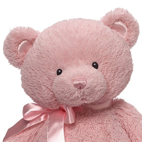 Baby GUND My First Teddy Bear Stuffed Animal Plush, Pink, 18"