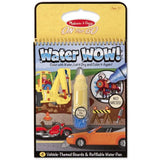 Melissa & Doug Vehicles: Water Wow Activity Book + Free Scratch Art Mini-Pad Bundle