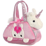 Peek-A-Boo Unicorn: Fancy Pals Mini-Plush Purse Pet Carriers + 1 FREE Aurora Mini-Plush Charm Bundle [32795]