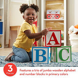 Melissa & Doug Jumbo ABC-123 Blocks - Classic