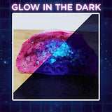 Thames & Kosmos Crystal Growing: Glow-in-The-Dark Science Kit | 12 Experiments, Ages 10+ | Learn About Crystallization | Grow Crystals & Crystal Geodes The Glow in The Dark | 32-Page Manual