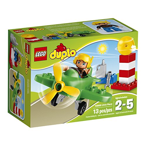 LEGO DUPLO Airport Little Plane 10808, Preschool, Pre-Kindergarten Large Building Block Toys For