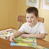 Melissa & Doug Crazy Animals: Make-a-Face Sticker Pad + Free Scratch Art Mini-Pad Bundle [86059]