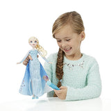 Disney Frozen Elsa Magical Story Cape Doll - Beautiful Queen Elsa 12-Inch Doll - Use Water Wand to Paint Removable Cape to Reveal Surprise Images