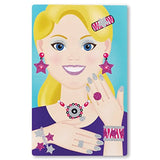 Melissa & Doug Glamour Faces - Mess Free Glitter Series + FREE Scratch Art Mini-Pad Bundle [95051]