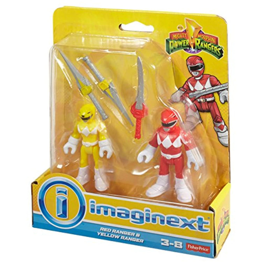 Fisher-Price Imaginext Power Rangers Red Ranger & Yellow Ranger