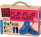 Geek & Co. Craft Flip-Flop Bead Party