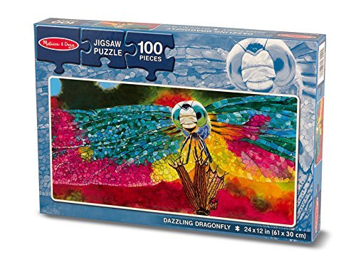 Melissa & Doug Dazzling Dragonfly Jigsaw Puzzle 100 Piece